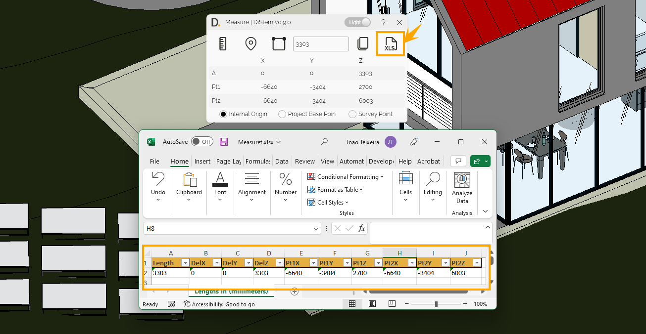 系统测量工具-导出结果到Excel