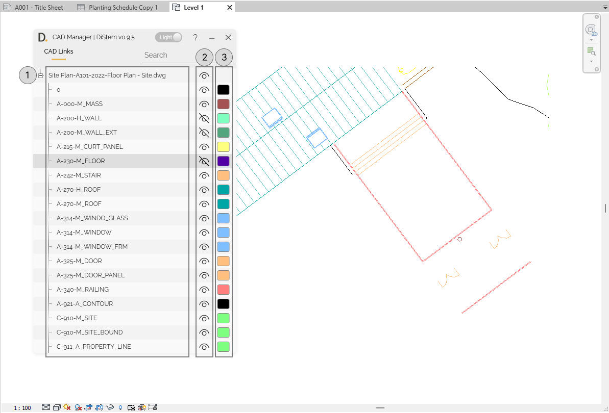 系统CAD图层-轻松显示/隐藏和彩色DWG层一步一步